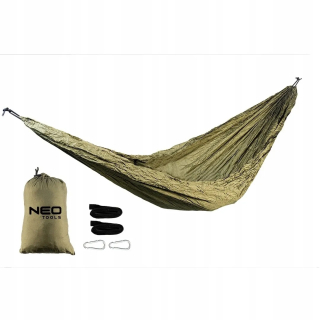 NEO hojdacia sieť bez tyče, odtiene zelenej, 200 kg, 330 x 140